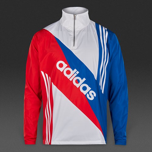 Adidas Originals Linear Windbreaker Jacket Blue for Men